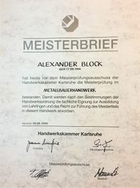 Meisterbrief_Metallbauerhandwerk